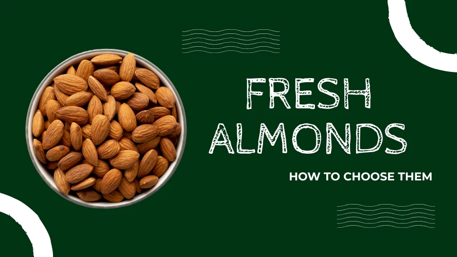 Fresh almonds in a bowl